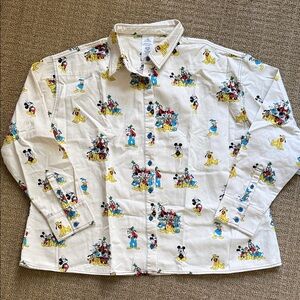 Disney Fab Five Chambray Button Down Shirt